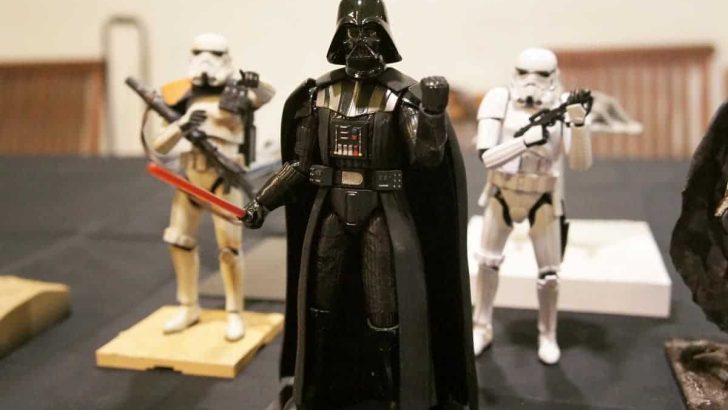 Darth Vader with Stormtroopers