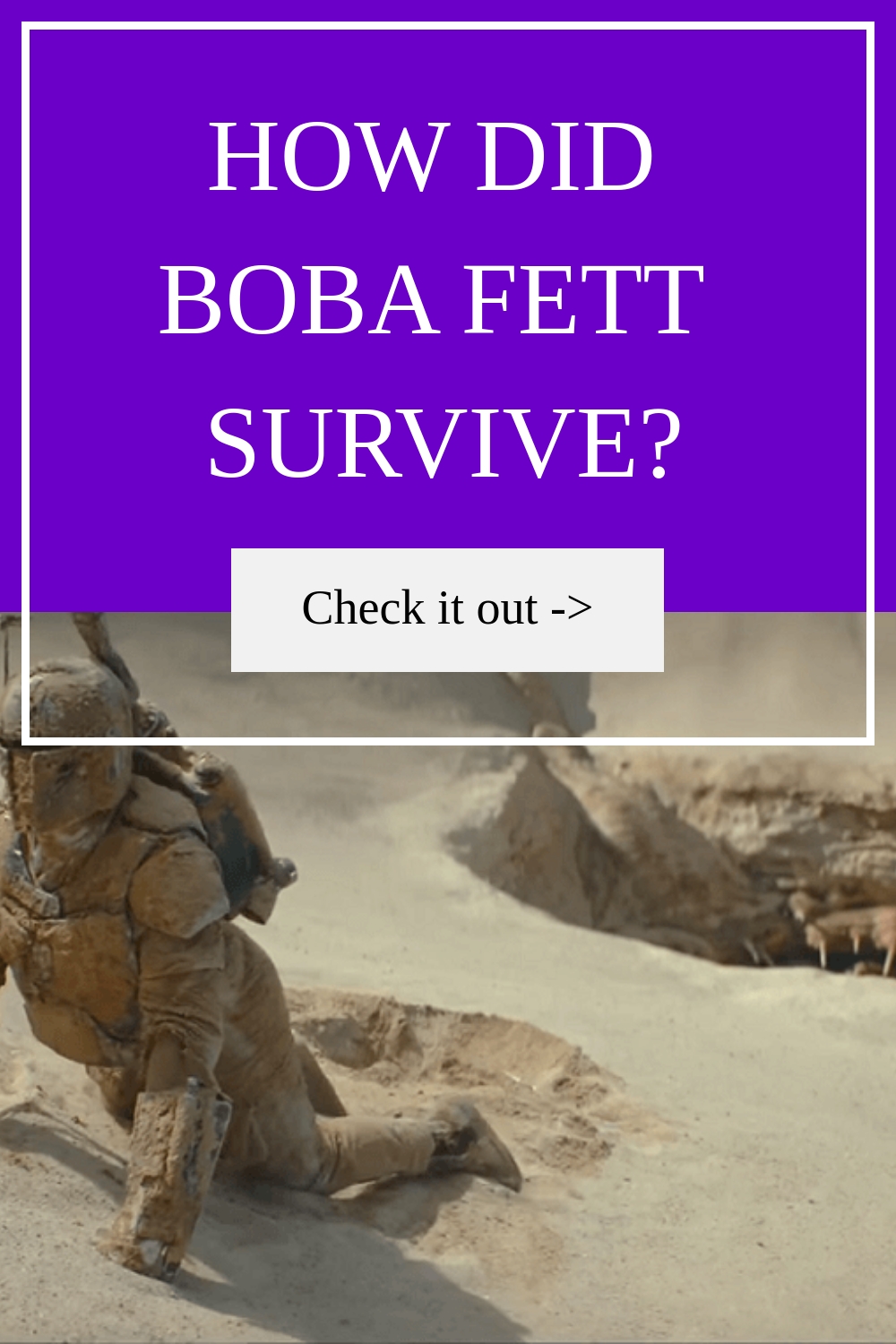 How Did Boba Fett Survive generated pin 57923