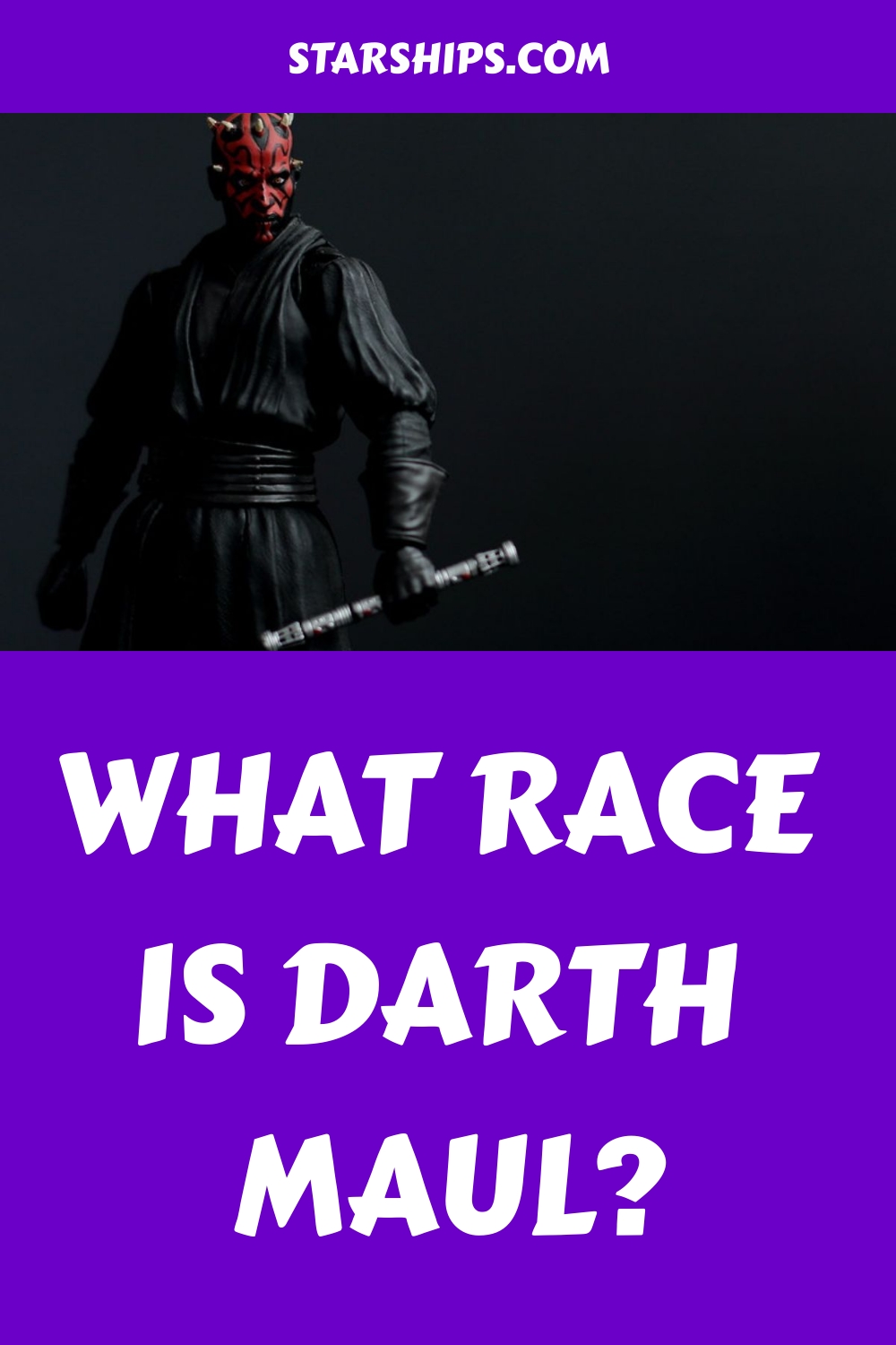 What Race Is Darth Maul generated pin 58298