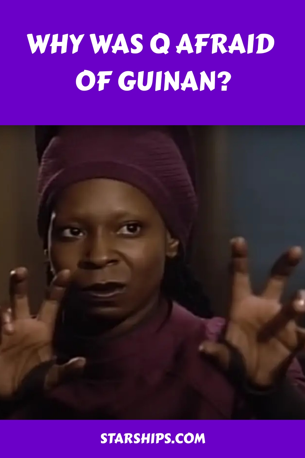 Why Was Q Afraid of Guinan generated pin 56413