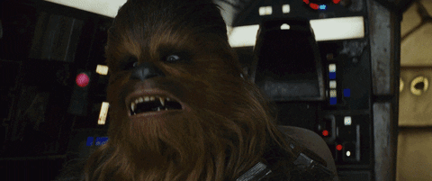 chewie screaming