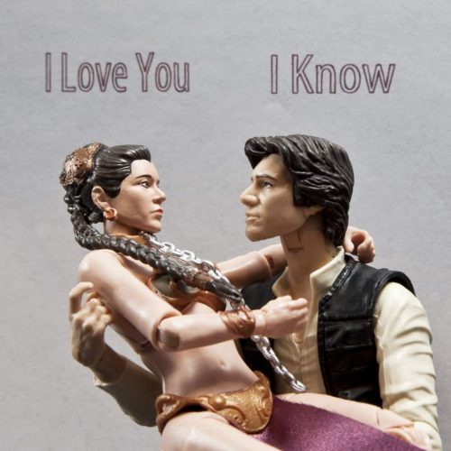 Han says "I know" to Leia