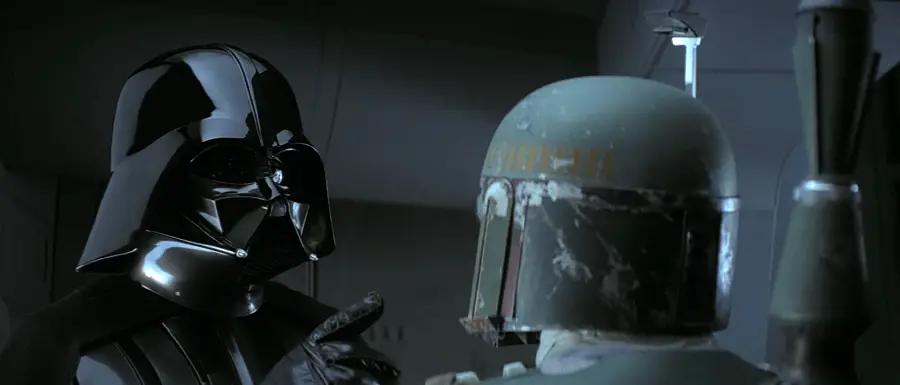 Vader tells Boba "No Disintegrations"