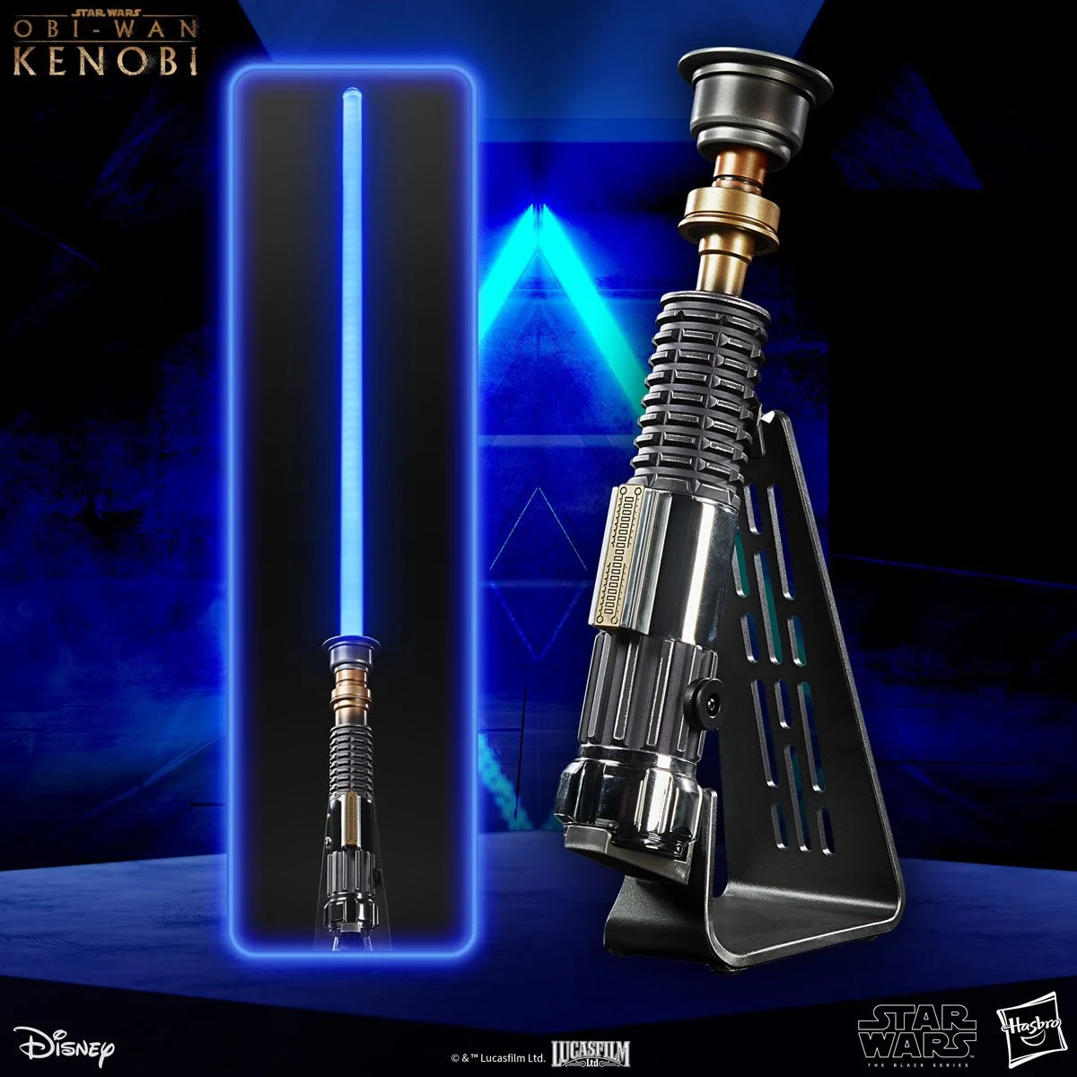 Star Wars: "Black Series" Elite Obi-Wan Kenobi Force FX Lightsaber Prop Replica