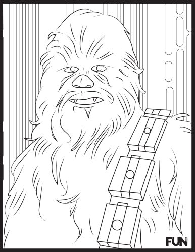 Chewbacca outline