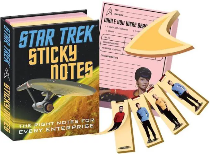 Star Trek themed sticky notes