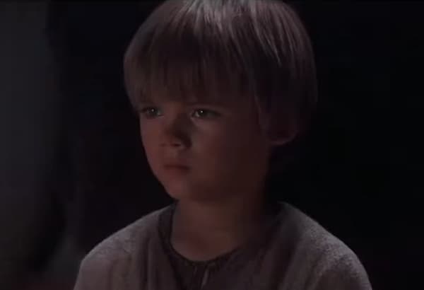 Young Anakin at Jedi Test